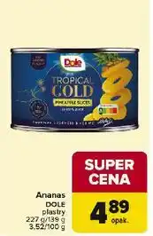 Carrefour Market Ananas plastry w soku Dole Tropical Gold oferta