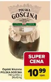 Carrefour Market Ogórki kiszone Polska Gościna oferta