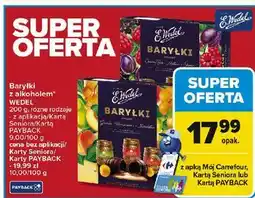 Carrefour Market Baryłki owocowe czarny bez malina śliwka E. Wedel oferta