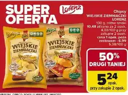 Carrefour Market Chipsy zapiekanka z szynką Lorenz Wiejskie Ziemniaczki oferta