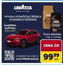 Carrefour Market Kawa ziarnista Lavazza Grand Espresso oferta