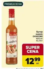 Carrefour Market Syrop z imbiru Nasze Domowe oferta