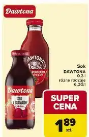Carrefour Market Sok z buraków jabłkiem Dawtona oferta