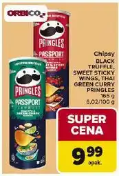 Carrefour Market Chipsy thai style green curry Pringles Passport Flavours oferta