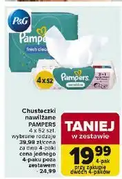 Carrefour Market Chusteczki nawilżane Pampers Sensitive oferta
