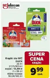 Carrefour Market Krążki żelowe lime Duck Fresh Discs oferta