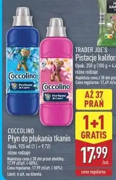 ALDI Płyn do płukania tiare flower & red fruits Coccolino Perfume Care oferta