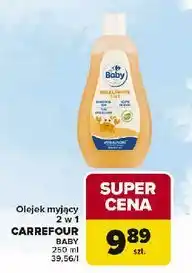 Carrefour Market Olejek myjący 2w1 Carrefour Baby oferta