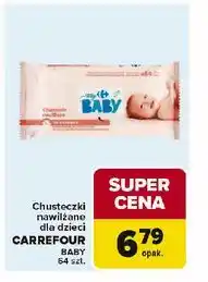 Carrefour Market Chusteczki nawilżane premium Carrefour Baby oferta