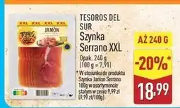 ALDI Szynka serrano Tesoros Del Sur oferta