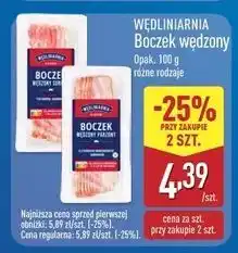 ALDI Boczek wędzony surowy Wędliniarnia Classic oferta