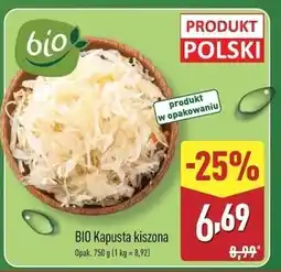 ALDI Kapusta kiszona bio oferta