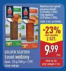 ALDI Łosoś wędzony naturalny Golden Seafood oferta