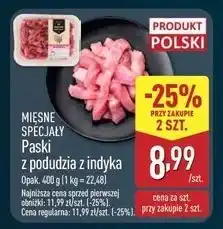 ALDI Paski z podudzia indyka Mięsne Specjały Zawsze Świeże (Aldi) oferta