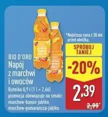 ALDI Napój marchew-banan-jabłko Rio D'oro oferta