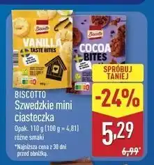 ALDI Ciasteczka mini szwedzkie kakaowe Biscotto oferta