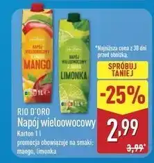 ALDI Napój mango Rio D'oro oferta