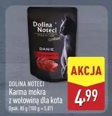 ALDI Karma dla kota danie z wołowiny Dolina Noteci Premium Sterilised oferta