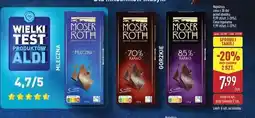 ALDI Czekolada gorzka 85% kakao Moser Roth oferta