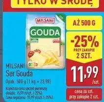 ALDI Ser gouda plastry Milsani oferta