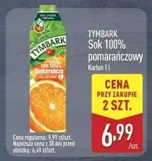 ALDI Sok pomarańczowy Tymbark oferta