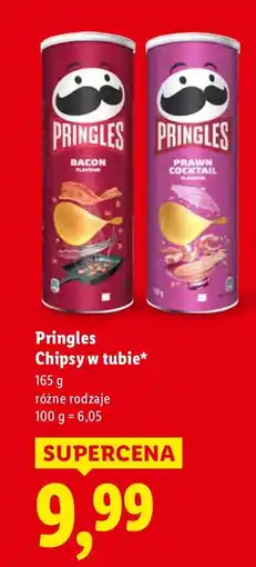 Lidl Chipsy Pringles różne rodzaje oferta