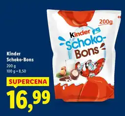 Lidl Czekoladki Kinder Schoko-Bons oferta