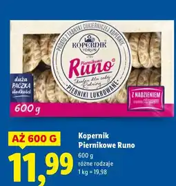 Lidl Pierniki Kopernik Piernikowe Runo różne rodzaje oferta