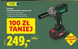 Lidl Akumulatorowy klucz udarowy Parkside oferta