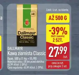 ALDI Kawa ziarnista Dallmayr oferta