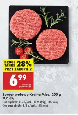 Biedronka Burger Kraina Mięs oferta