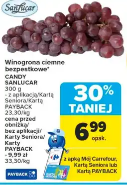 Carrefour Market Winogrona Sanlucar oferta