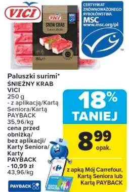 Carrefour Market Paluszki surimi Vici oferta