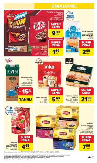 Carrefour Market Herbata Ahmad tea oferta