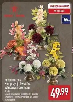 ALDI Kompozycja kwiatów premium Projektdecor oferta