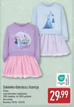ALDI Sukienka dziecięca frozen oferta