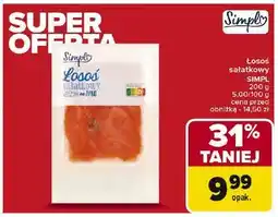 Carrefour Łosoś wędzony sałatkowy Simpl oferta