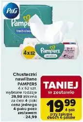Carrefour Chusteczki nawilżane Pampers oferta