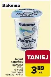 Carrefour Jogurt naturalny gęsty Bakoma Naturalny oferta