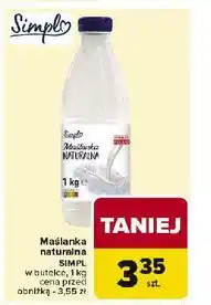 Carrefour Maślanka naturalna Simpl oferta