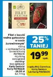Carrefour Filet z kaczkki sosem żurawinowym Ami oferta