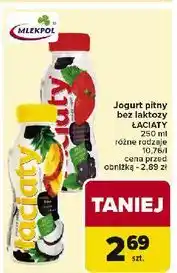 Carrefour Jogurt bez laktozy ananas-kokos Łaciaty oferta