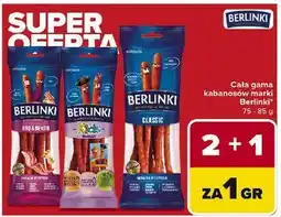 Carrefour Kabanosy drobiowe Morliny Berlinki Kids oferta