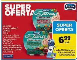 Carrefour Sałatka z tuńczykiem w stylu śródziemnomorskim Lisner La Tuna oferta