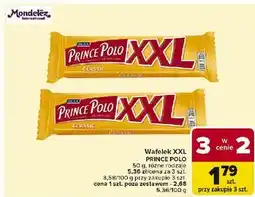 Carrefour Wafelek classic Prince Polo Xxl oferta