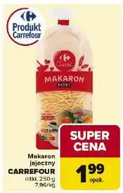 Carrefour Makaron nitki jajeczne Carrefour oferta