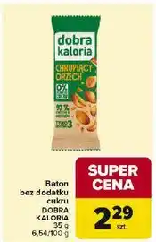 Carrefour Baton chrupiący orzech Dobra Kaloria oferta