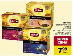 Carrefour Herbata earl grey Lipton oferta