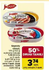 Carrefour Szprot winter w oleju Graal oferta