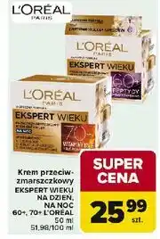 Carrefour Krem do twarzy na dzień L'oreal Ekspert Wieku 70+ oferta